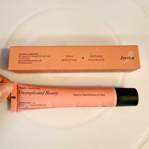 Da Lish Lip Balm Jessica Sheer Pink Full Size 15g Tinted Moisturizer Vegan - Picture 3 of 7